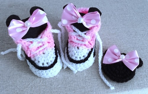 Baby crochet shoes handmade - baby,