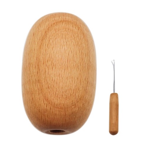 Darning egg with sewing - with, seam