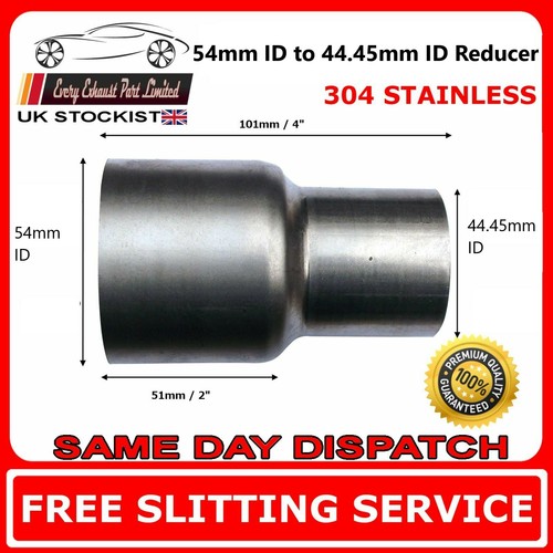54mm 45mm stainless flared - 54mm,