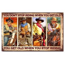 You Don't Stop Riding When You