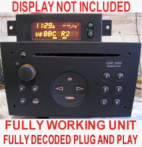 Vauxhall vdo cdr 2005 - 2005, cd