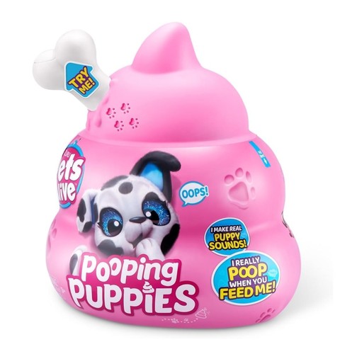 Pets alive pooping puppy plush - alive,
