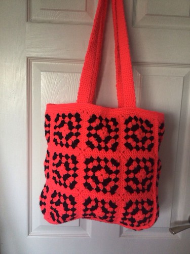 Granny squares tote bag - bag,