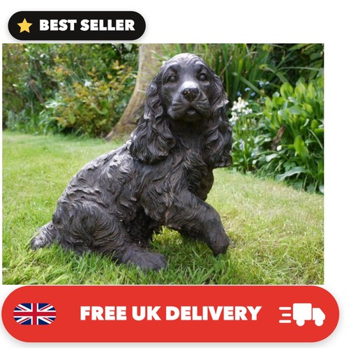 Bronze cocker spaniel garden - bronze,