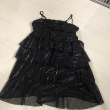 star by julien macdonald Ladies Black Layered Babydoll Dress Sz 10 Party 