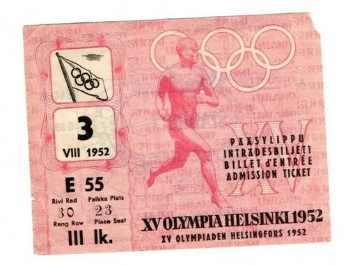 Orig ticket olympic games - olympic,