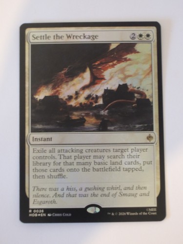 Mtg foil settle the - settle,