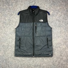The North Face Vest Mens Small Grey 550 Down Gilet Puffer Nuptse Aconcagua