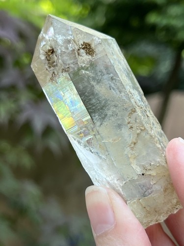 Clear quartz rough raw point - rough,