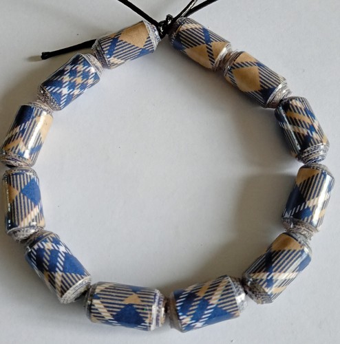 Handmade glazed tube paper - 12,