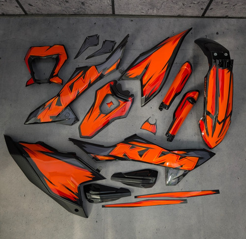 Plastics graphics ktm enduro - plastics, +