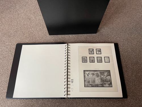 Lindner guernsey stamp album - -,