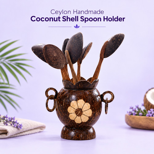 Handmade coconut shell spoon - handmade,