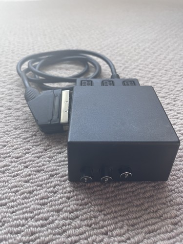 Way scart switch box - switch, 3