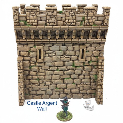 Castle argent wall section - argent,