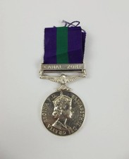 General Service Medal With Canal Zone Clasp To 21126317 CFN M.C.J. COX REME