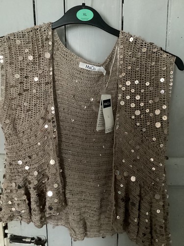 Ladies large gold bolero - bolero, with