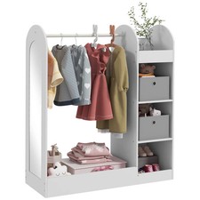 Kids Clothes Rail with Storage