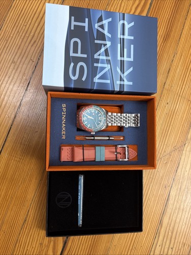 Spinnaker watch fleuss gmt - watch,