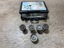 2010 VAUXHALL CORSA D LOCKING WHEEL NUTS SET WITH KEY 93173882