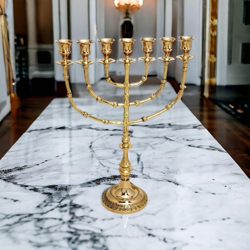 Jerusalem menorah 15 inch - jerusalem,