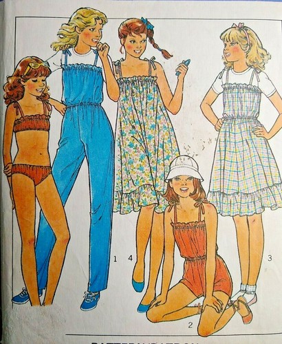 Vintage style girl jumpsuit - style, girl's