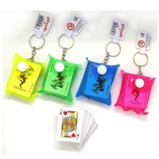 Mini Pack Playing Cards Novelty Key Ring Party Bag Filler