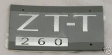 MG ZT-T 260 REAR BADGE, SATIN