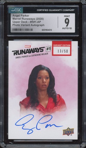 Upper deck 2020 runaways angel - deck,
