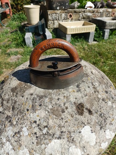 Antique cast iron kenrick slug - antique,