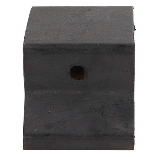 丨4in black rubber bow stop - 丨4in,