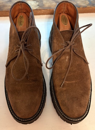 Alden dark brown - brown, suede
