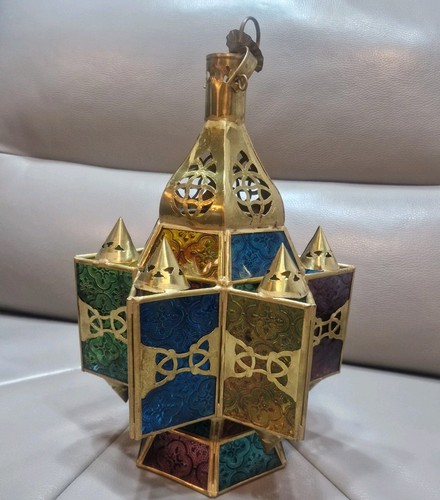 Moroccan multicoloured glass - moroccan,