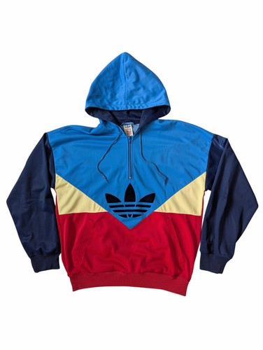 Vtg adidas colorado hoodie red - adidas,