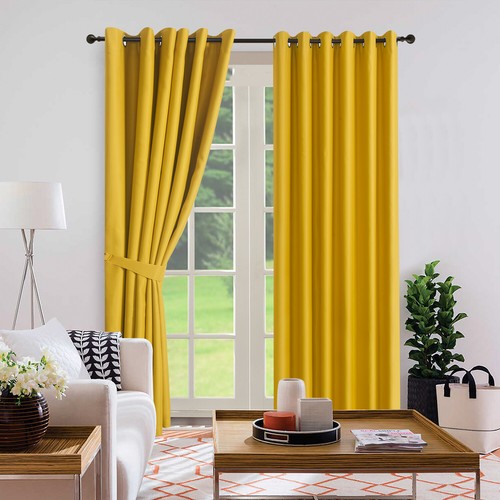 Blackout curtains pair - blackout,