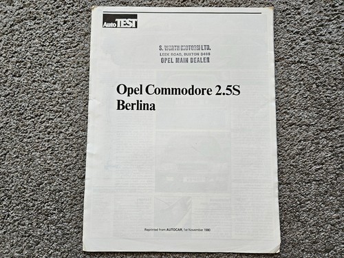 Opel commodore berlina - opel,