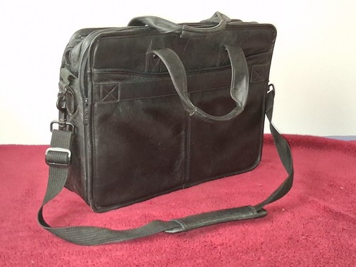 Dell leather laptop bag