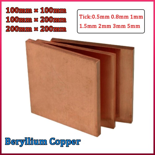 Beryllium copper sheet plate - copper,