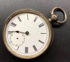 1884 longines silver pocket - silver,