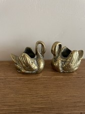 Antique Brass Swan Match