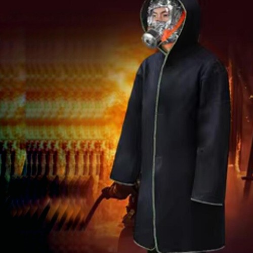 Fireproof suit hooded - fireproof,
