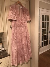 ASOS Curve Size 18 Pink Dress Short Sleeve Not Worn But No Tags