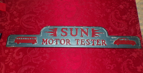 Vintage sun motor tester - vintage, gas