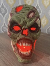 giant zombie head halloween