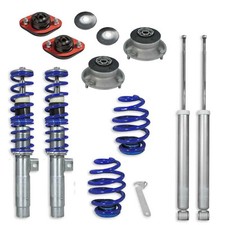 Sport Coilovers Strut Bearing Front Rear Set Blueline Fits BMW 3 Series E46