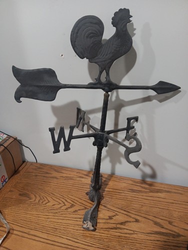Vintage crowing rooster - vintage,