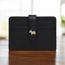 Radley Willis Street Small Black Leather 5 Card Holder 113245