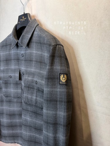 Belstaff fallgate grey check - belstaff,