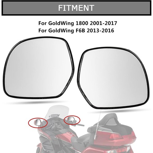 Pair clear rear view side - rear,