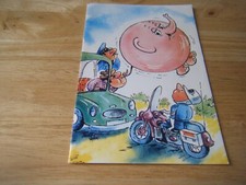 Vintage  Comic Greetings card, Birthday, Police (Unused/No Envelope)